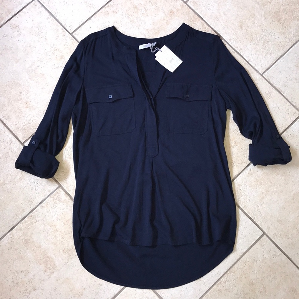 Professional Navy Top
